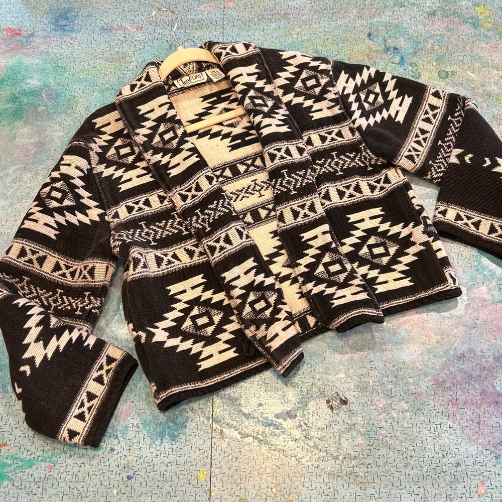 90s Western Blanket Jacket